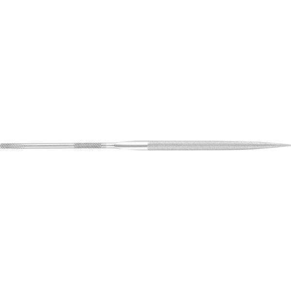 Pferd 5-1/2" Half Round Needle File - Knurled Handle, Cut 2 12056